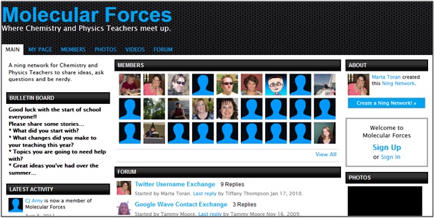 Molecular Forces - Social Network