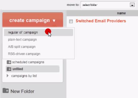 Create Campaign Mailchimp