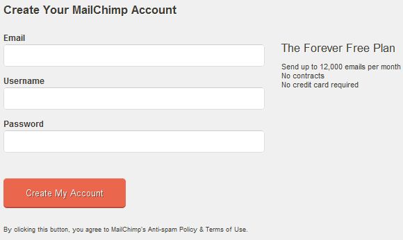 Mailchimp Sign Up Form