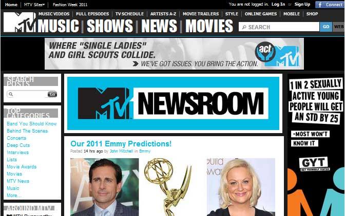 MTV Newsroom Portal