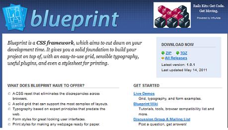Preview of  BluePrint CSS Grid system system