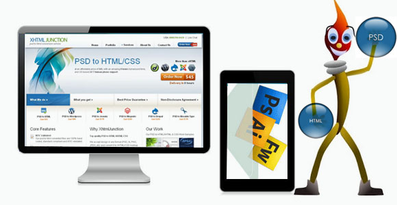 Responsive PSD to HTML Conversion
