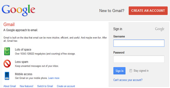 gmail-Call to Action