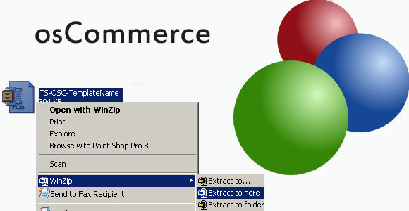 Download & Extract osCommerce