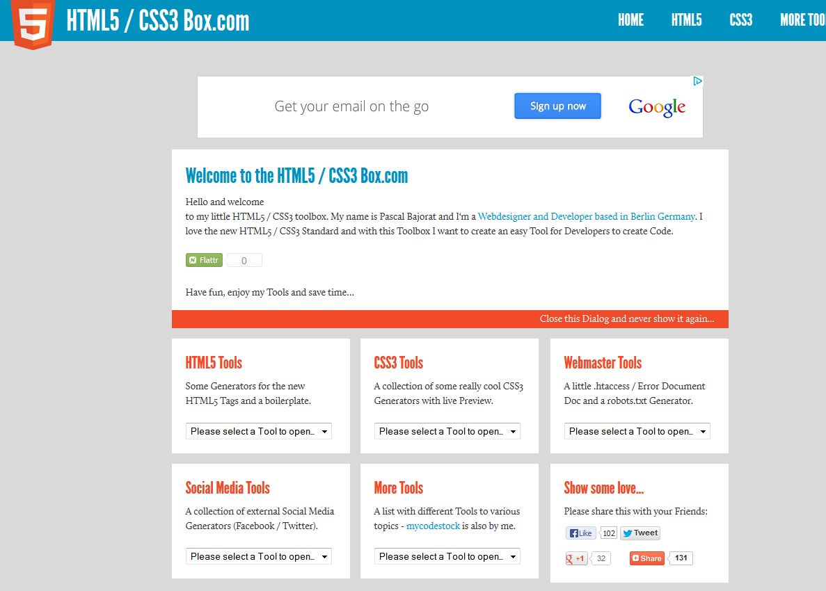HTML5 -CSS3 Box