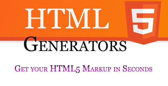HTML5 Template Generators