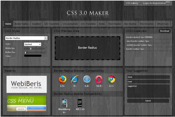 CSS3.0 Maker