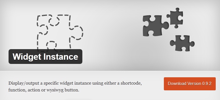 Widget Instance - Wprdpress Plugin