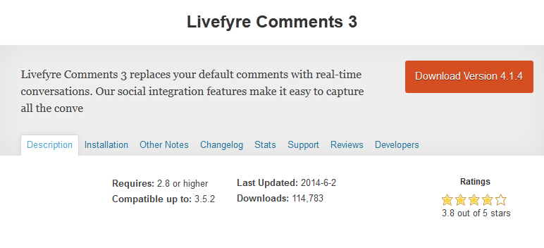 Livefyre WordPress Plugin