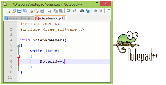 notepad++-code-editor