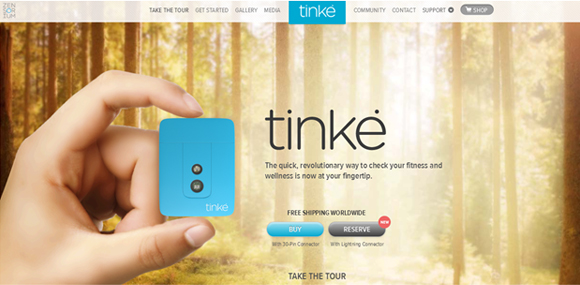 tinke-parallax-scrolling-website