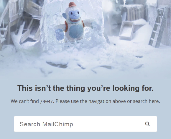 mailchimp.com - 404 Error Page