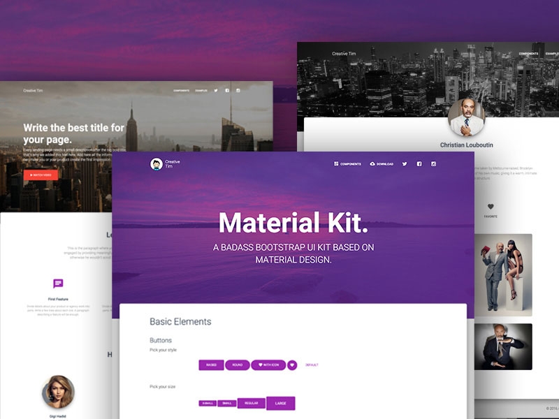 Material Design for Bootstrap