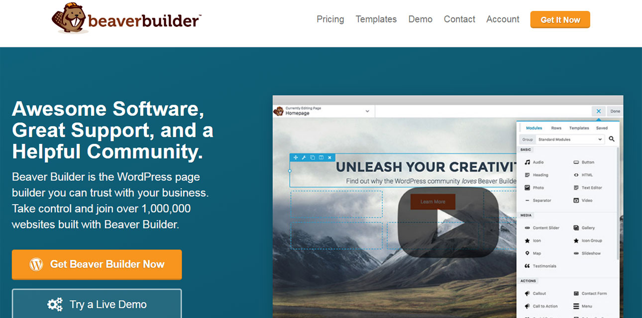 Beaver Builder - WordPress Landing Page Plugin