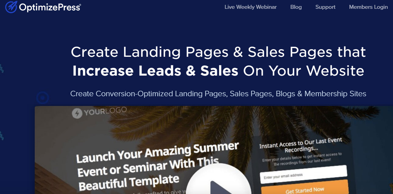 Optimizepress - WordPress Landing Page Plugin