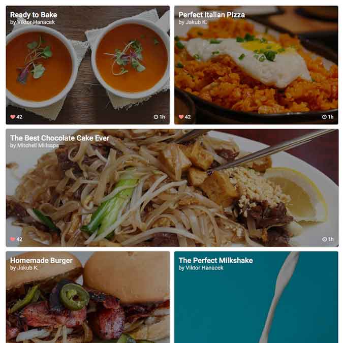 All Receipe - XHTMLJunction's Client