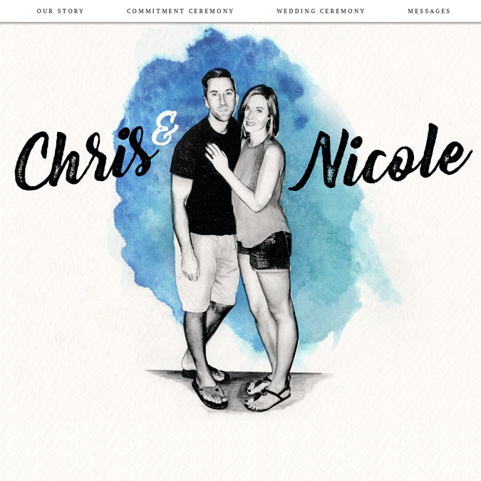 Chris Wedding - PSD to HTML - Xhtmljunction's client