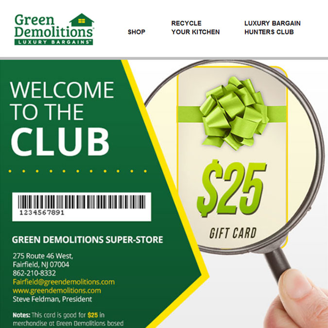 Green Demolitions - PSD to Responsive Newsletter - Xhtmljunction's client