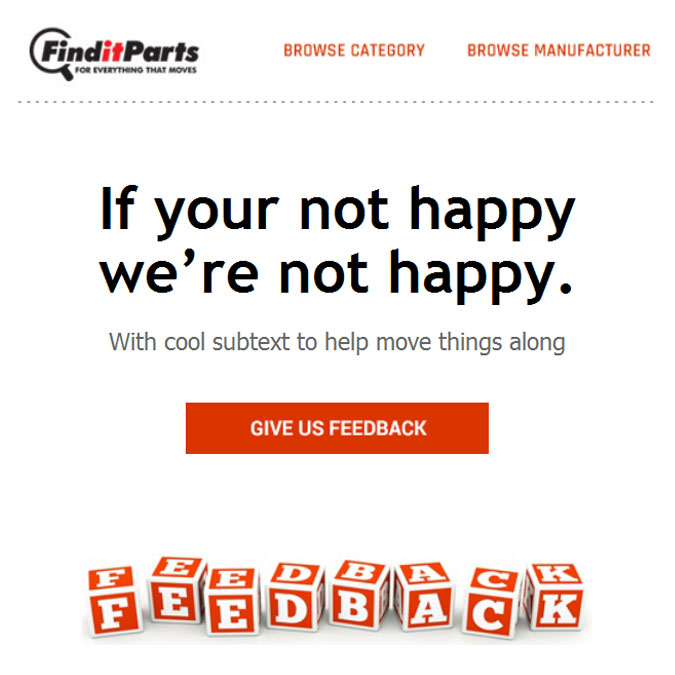 FindItParts - PSD to Responsive Newsletter - Xhtmljunction's client