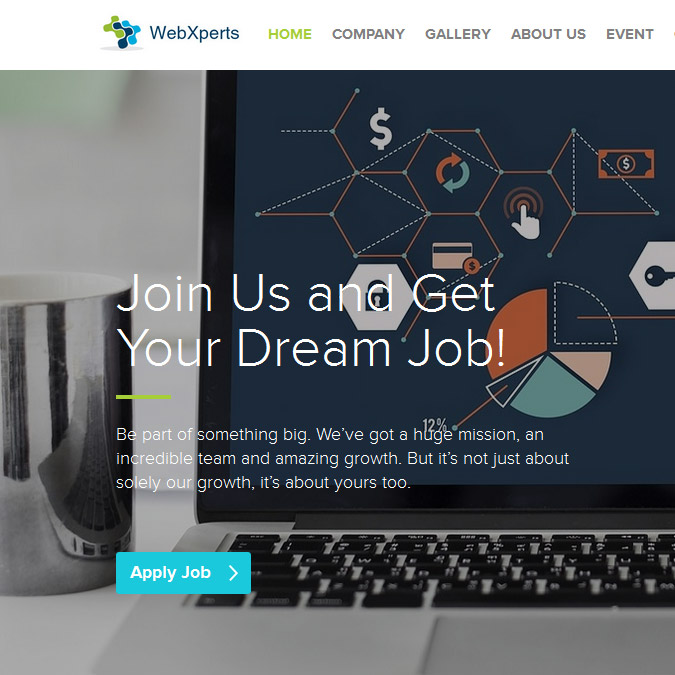 Portfolio - PSD to WordPress - Xhtmljunction's client